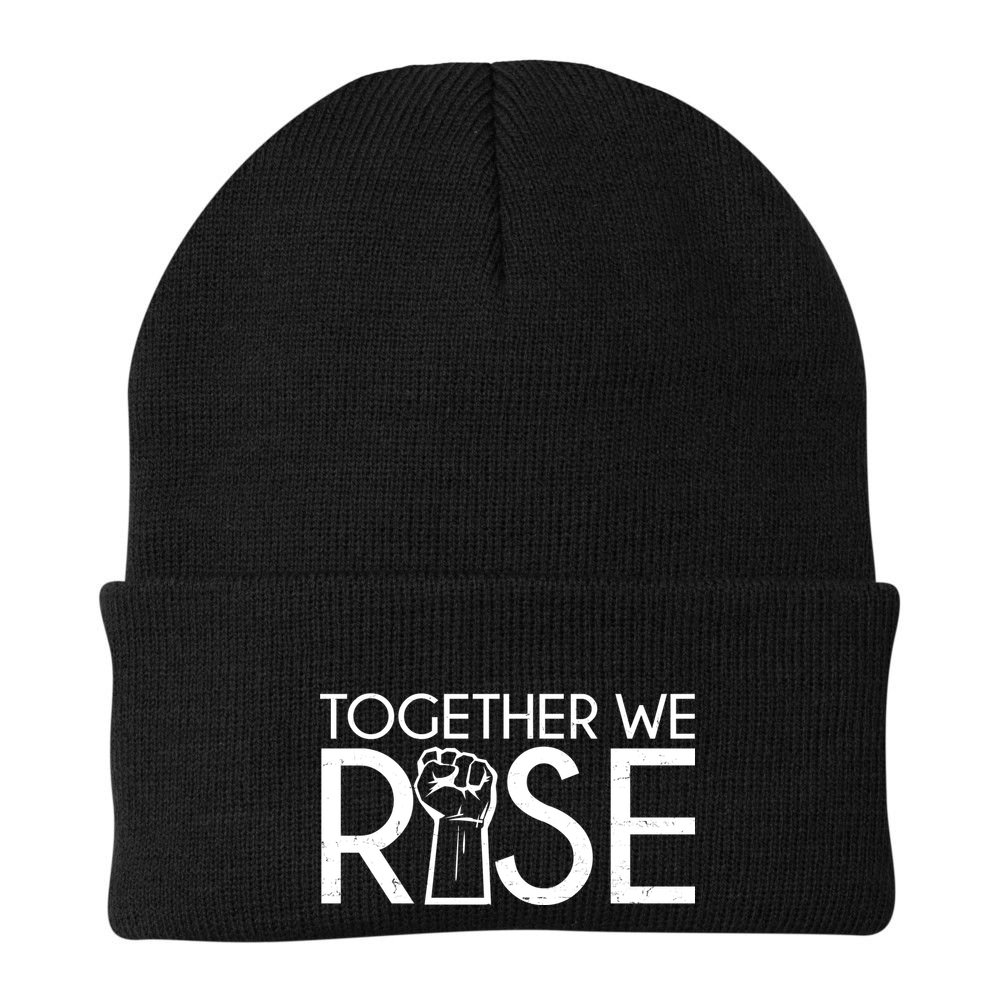 Together We Rise Protest Support Unite Beanie