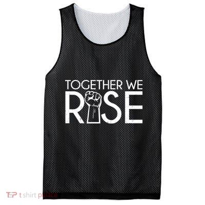 Together We Rise Protest Support Unite Mesh Reversible Basketball Jersey Tank