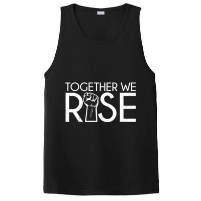 Together We Rise Protest Support Unite PosiCharge Competitor Tank