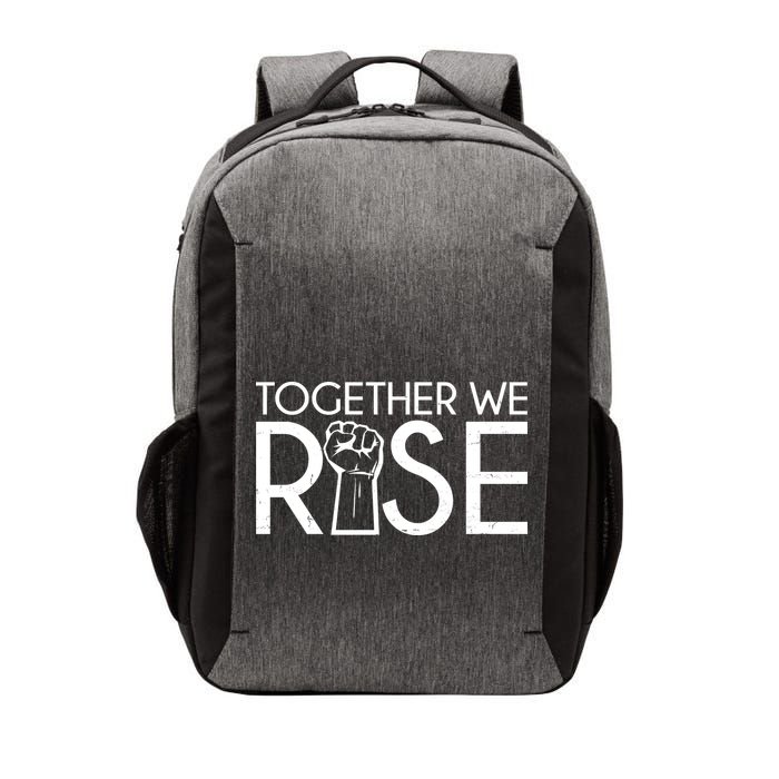 Together We Rise Protest Support Unite Vector Backpack