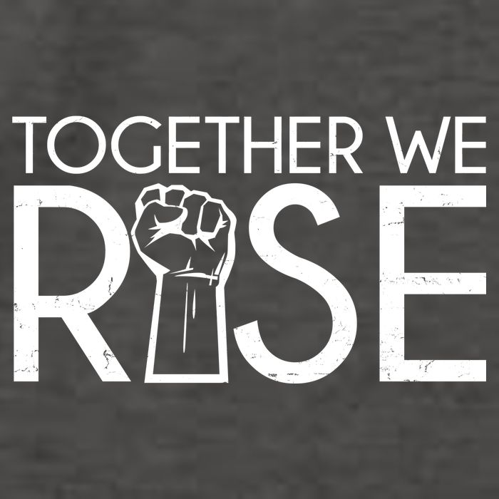 Together We Rise Protest Support Unite Vector Backpack