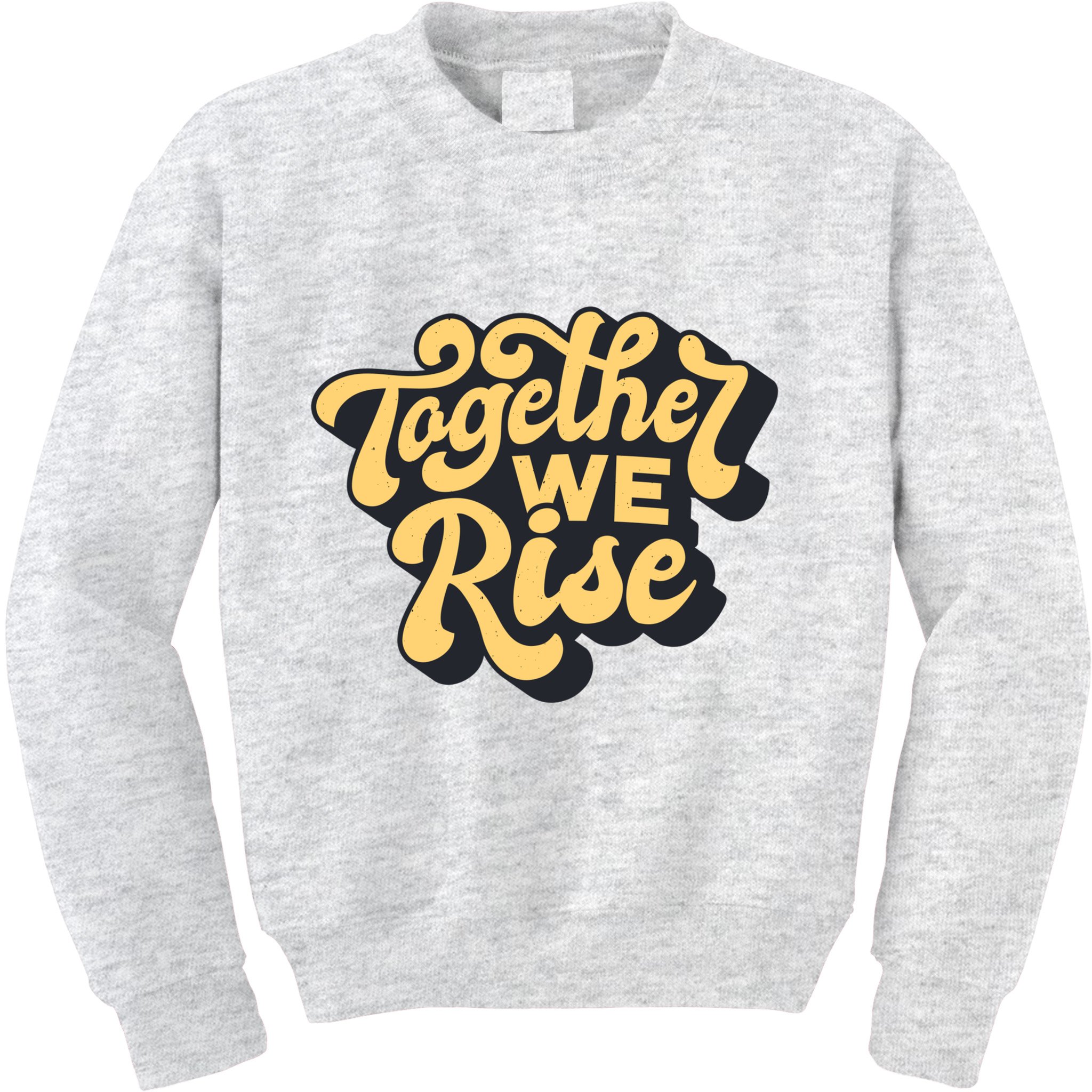 Together We Rise Retro Kids Sweatshirt