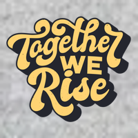 Together We Rise Retro Full Zip Hoodie