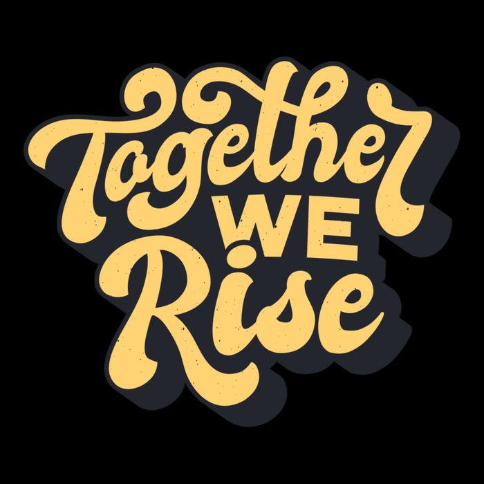 Together We Rise Retro Performance Shirt