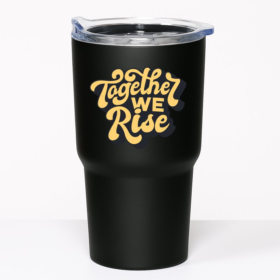 Together We Rise Retro Tumbler
