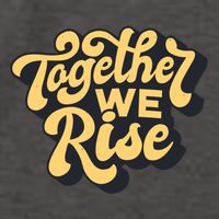 Together We Rise Retro Vector Backpack