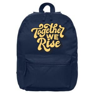 Together We Rise Retro 16 in Basic Backpack