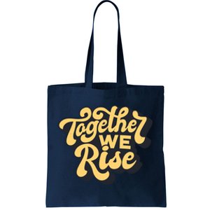 Together We Rise Retro Tote Bag