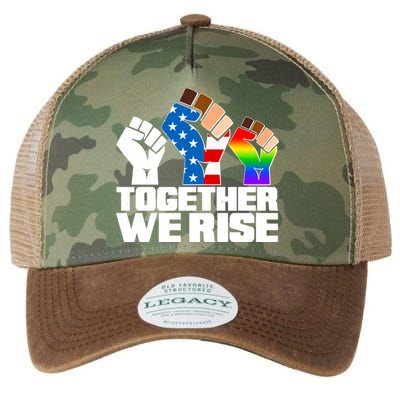 Together We Rise Unity Legacy Tie Dye Trucker Hat