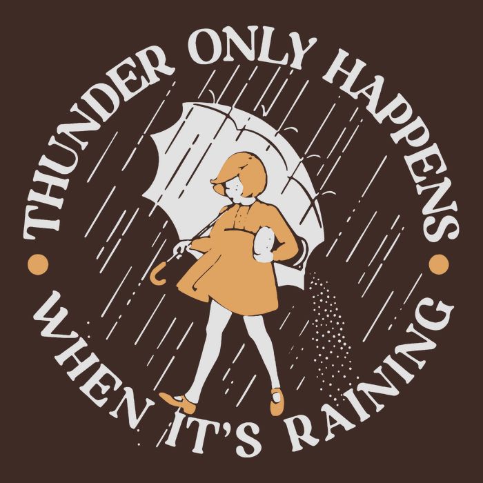 Thunder Only Happens When ItS Raining Mousepad