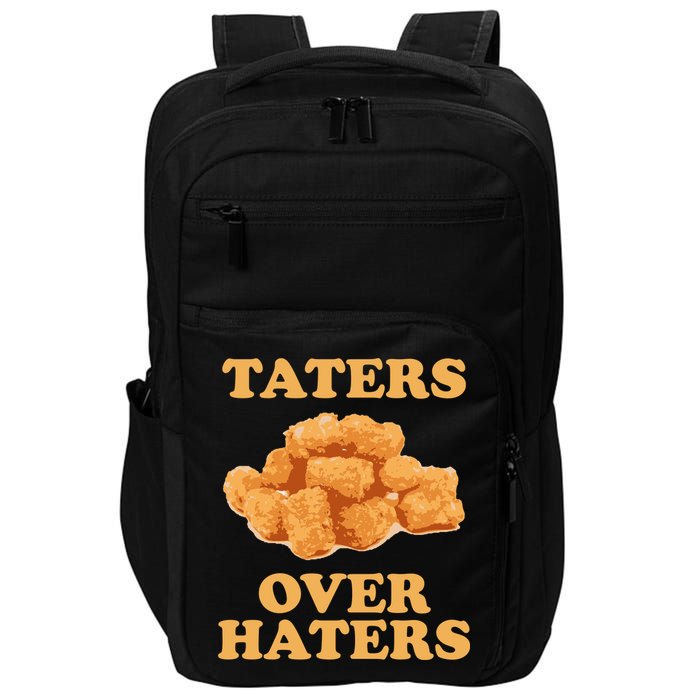 Taters Over Haters Funny Food Impact Tech Backpack