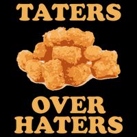 Taters Over Haters Funny Food Impact Tech Backpack