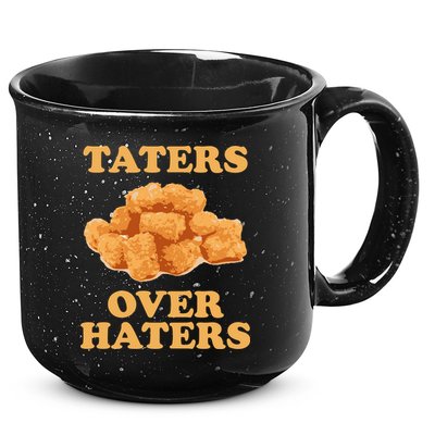 Taters Over Haters Funny Food 15oz Campfire Ceramic Mug