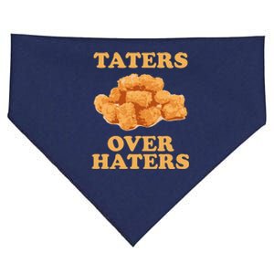 Taters Over Haters Funny Food USA-Made Doggie Bandana