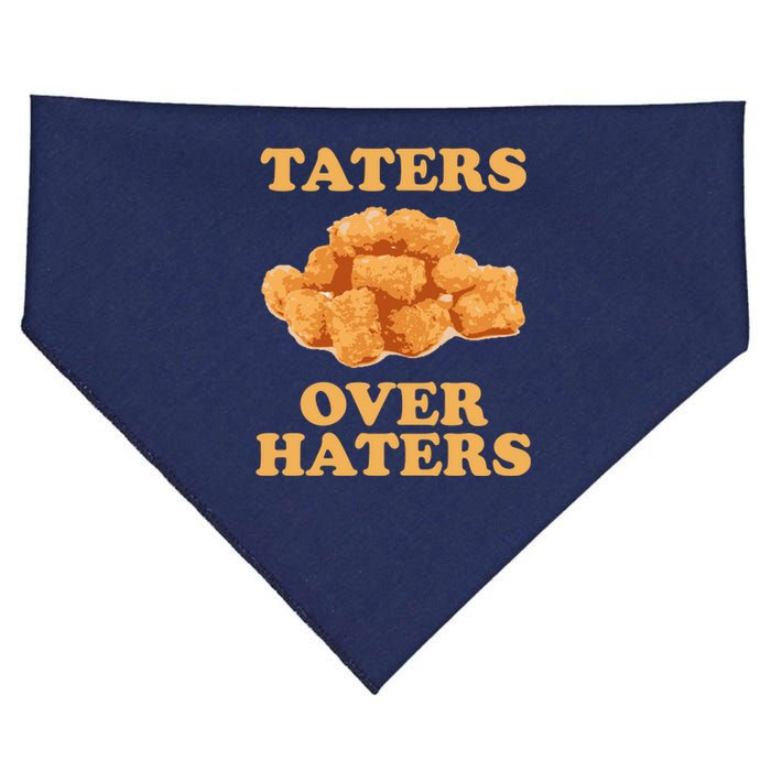 Taters Over Haters Funny Food USA-Made Doggie Bandana