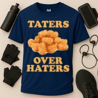 Taters Over Haters Funny Food Cooling Performance Crew T-Shirt