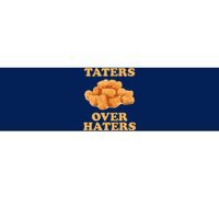 Taters Over Haters Funny Food Bumper Sticker