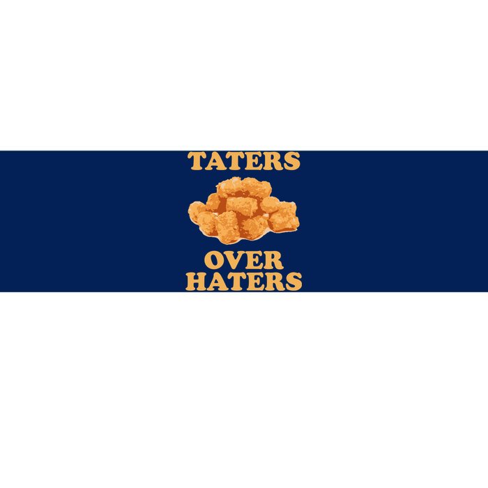 Taters Over Haters Funny Food Bumper Sticker