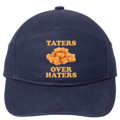 Taters Over Haters Funny Food 7-Panel Snapback Hat