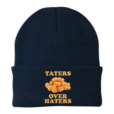 Taters Over Haters Funny Food Knit Cap Winter Beanie