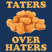 Taters Over Haters Funny Food Drawstring Bag