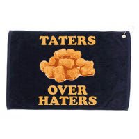 Taters Over Haters Funny Food Grommeted Golf Towel