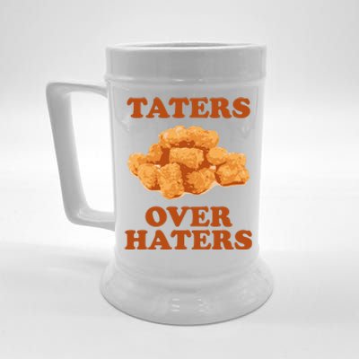 Taters Over Haters Funny Food Beer Stein