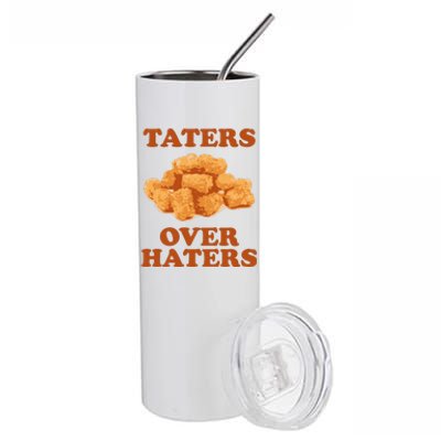 Taters Over Haters Funny Food Stainless Steel Tumbler