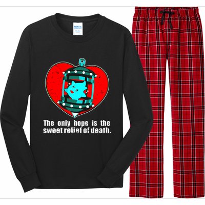 The Only Hope Is The Sweet Relief Of Death Long Sleeve Pajama Set