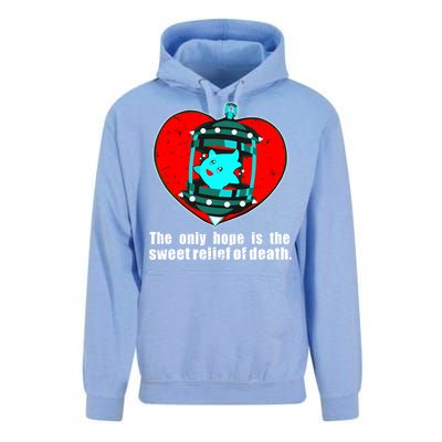 The Only Hope Is The Sweet Relief Of Death Unisex Surf Hoodie