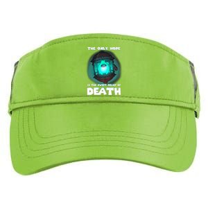 The Only Hope Is The Sweet Relief Of Death Luma Star Adult Drive Performance Visor