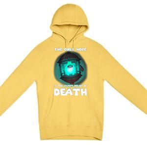 The Only Hope Is The Sweet Relief Of Death Luma Star Premium Pullover Hoodie