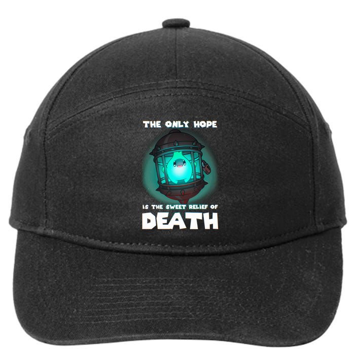 The Only Hope Is The Sweet Relief Of Death Luma Star 7-Panel Snapback Hat