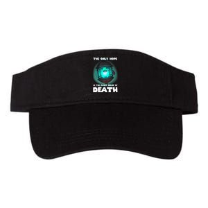 The Only Hope Is The Sweet Relief Of Death Luma Star Valucap Bio-Washed Visor