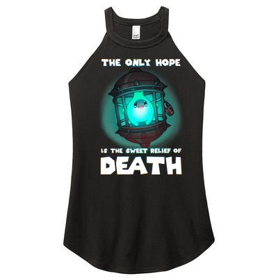 The Only Hope Is The Sweet Relief Of Death Luma Star Women's Perfect Tri Rocker Tank