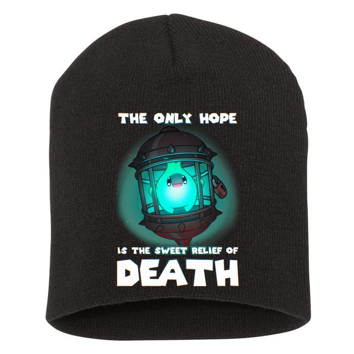 The Only Hope Is The Sweet Relief Of Death Luma Star Short Acrylic Beanie