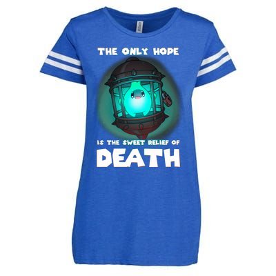 The Only Hope Is The Sweet Relief Of Death Luma Star Enza Ladies Jersey Football T-Shirt