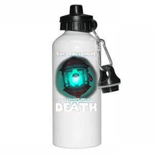 The Only Hope Is The Sweet Relief Of Death Luma Star Aluminum Water Bottle