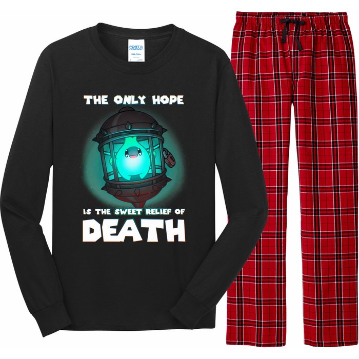 The Only Hope Is Sweet Relief Of Death Luma Star Theres No Sun Long Sleeve Pajama Set