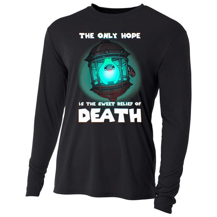 The Only Hope Is Sweet Relief Of Death Luma Star Theres No Sun Cooling Performance Long Sleeve Crew