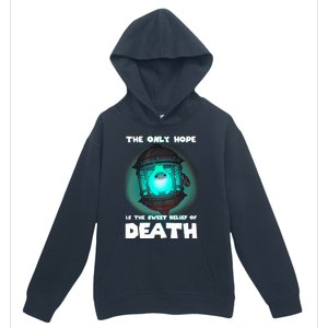 The Only Hope Is Sweet Relief Of Death Luma Star Theres No Sun Urban Pullover Hoodie