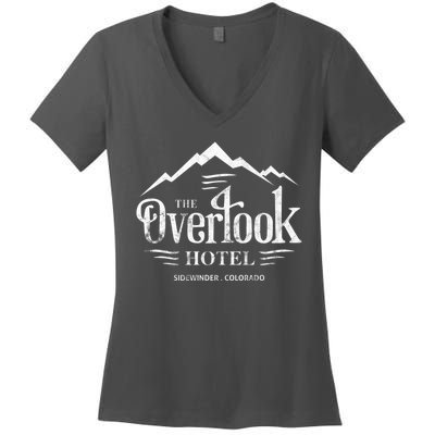 The Overlook Hotel Sidewinder Colorado Women's V-Neck T-Shirt