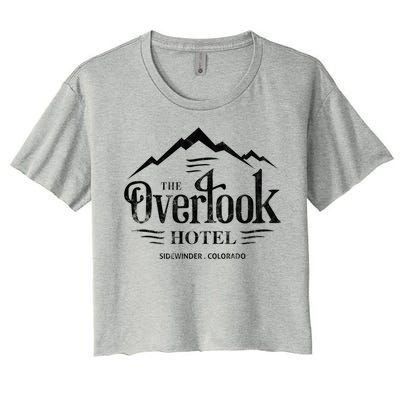 The Overlook Hotel Sidewinder Colorado Women's Crop Top Tee