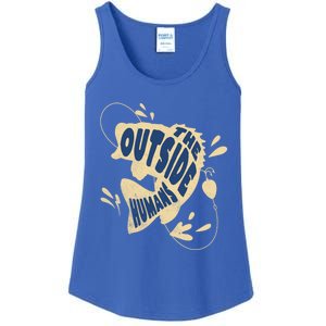 The Outside Hu Fishing Edition Wildly Outdoorsy Gear Funny Gift Ladies Essential Tank