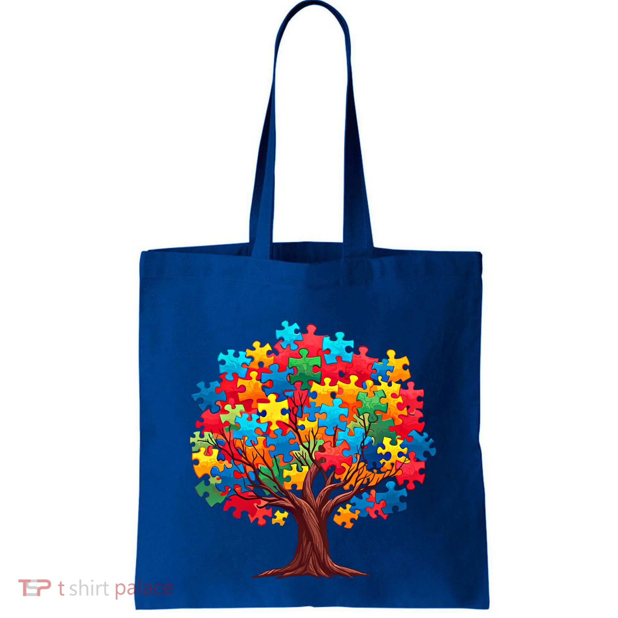 Tree Of Hope Autism Awareness Funny Support Puzzle Great Gift Bag