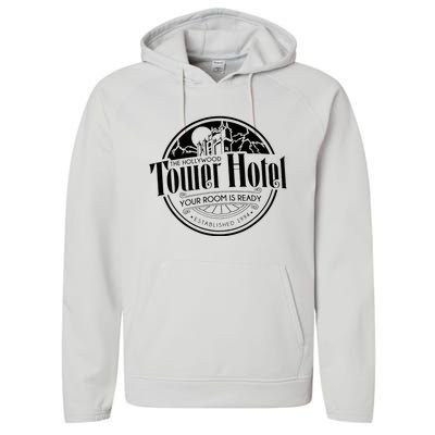 Tower Of Hotel The Hollywood Terrorist Performance Fleece Hoodie