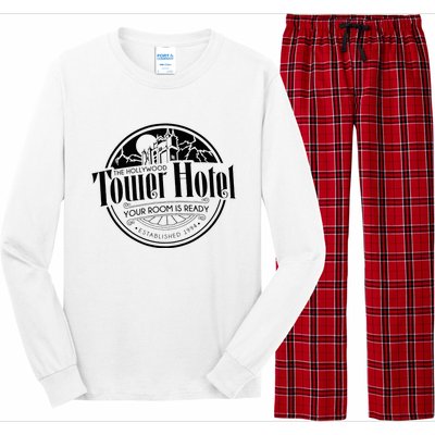 Tower Of Hotel The Hollywood Terrorist Long Sleeve Pajama Set