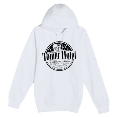 Tower Of Hotel The Hollywood Terrorist Premium Pullover Hoodie