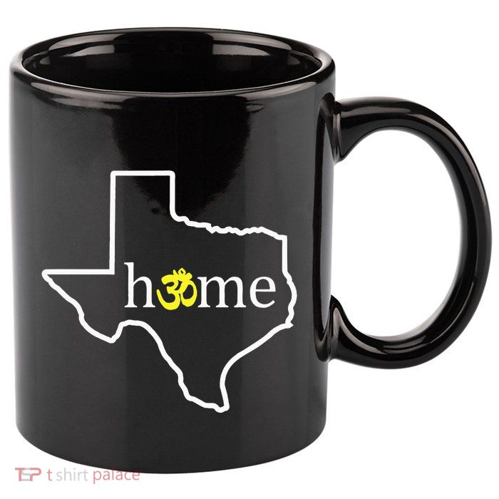 Texas Om Home 11oz C Handle Ceramic Mug