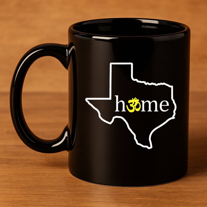 Texas Om Home 11oz C Handle Ceramic Mug